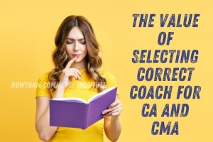 Student pondering the importance of selecting the right coach for CA and CMA exams at Gowtham Commerce Institute in Peelamedu, Coimbatore, known for expert guidance and coaching